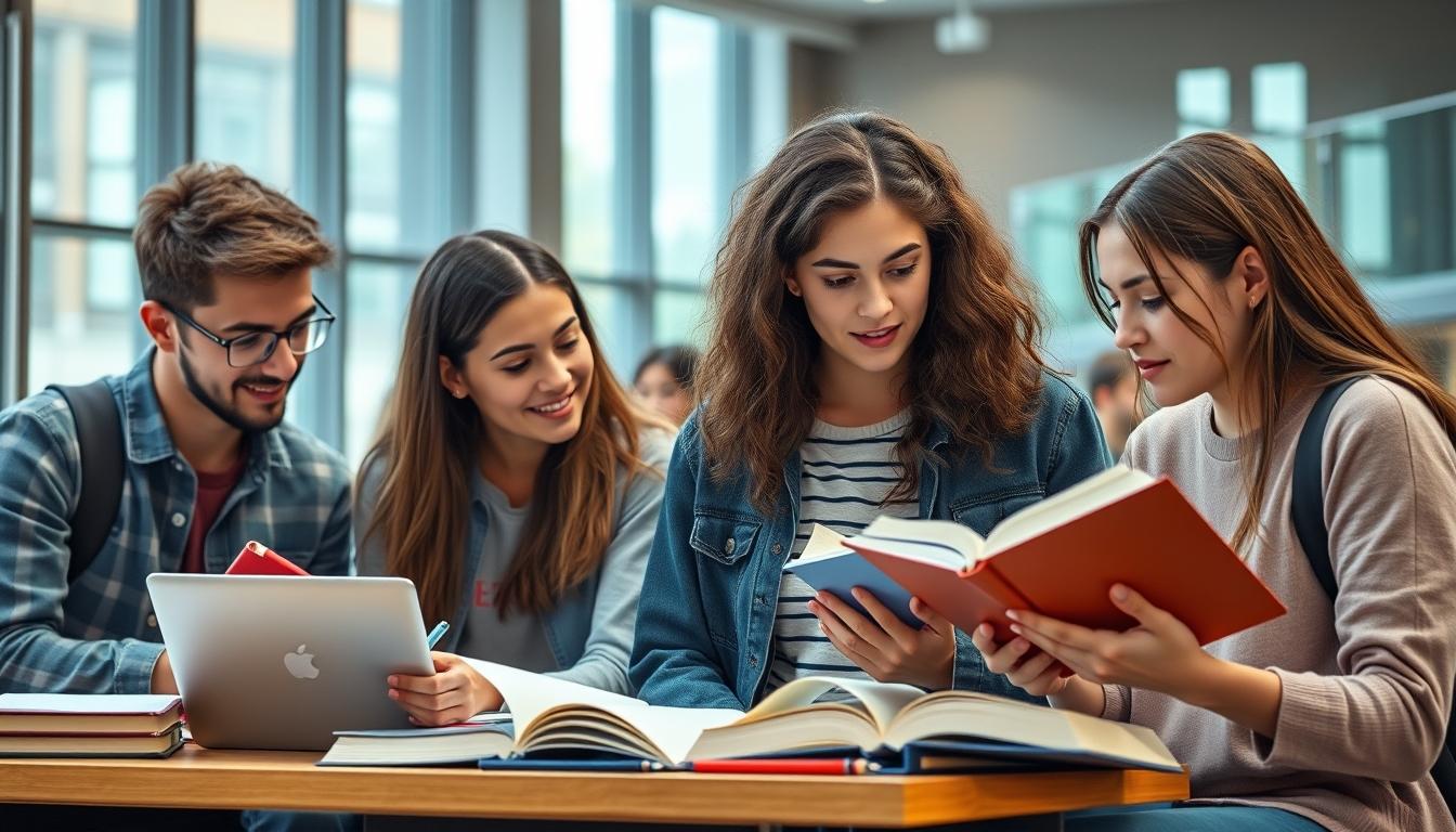 University campus and academic environment in Cambridge